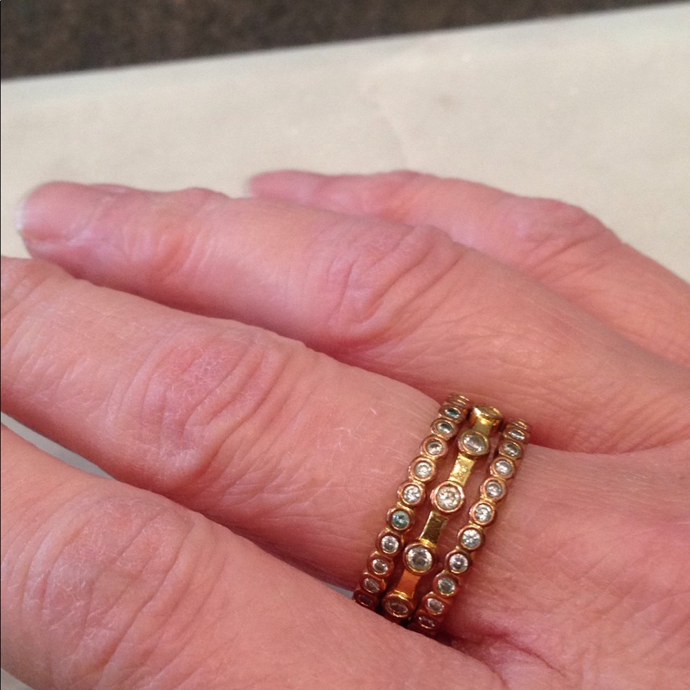 Stella and Dot stacking rings size 7 - Picture 4 of 4